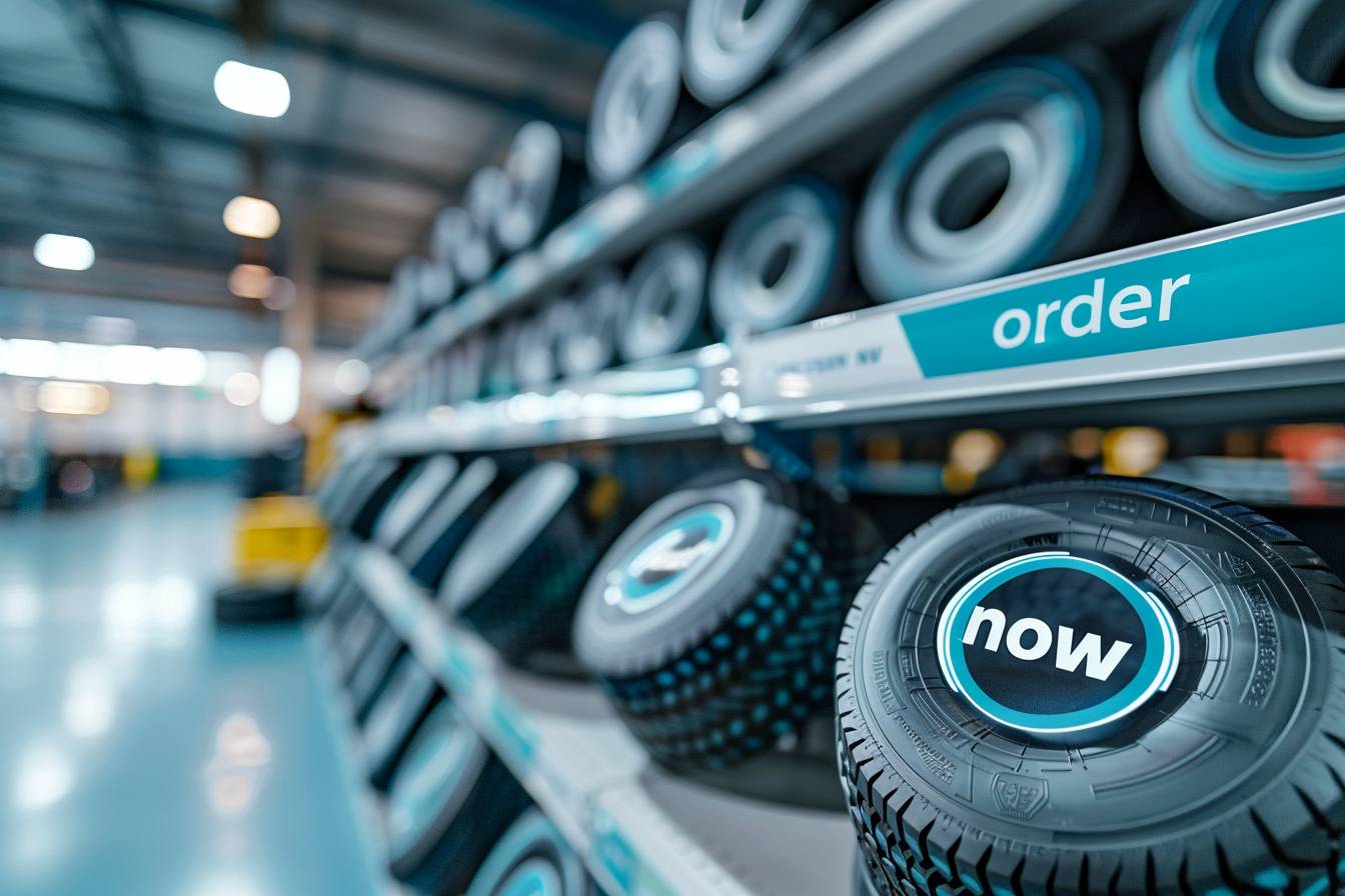 Comment se déroule le processus de commande chez Pneus Leader